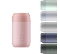 Chilly's Series 2 Tasse à café - Acier Inoxydable avec Surface Douce et Joint Solide - Réutilisable, Double Paroi, Isolation sous vide - Blush Pink, 340ml