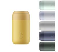 Chilly's Series 2 Tasse à café - Acier Inoxydable avec Surface Douce et Joint Solide - Réutilisable, Double Paroi, Isolation sous Vide - Pollen Yellow, 340ml