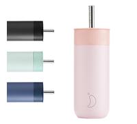Chilly's Tasse Switch - Gobelet Switch en acier inoxydable sans BPA avec large paille pour milkshakes et BubbleTea - Double paroi, isolé sous vide - Blush Pink, 500ml