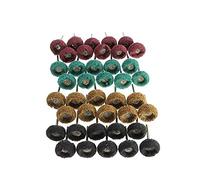 Chiloskit Lot de 40 roues de polissage abrasives pour outil rotatif Dremel
