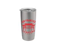 Chinatown San Francisco, Californie, SF 510, Chine, Dragon Gobelet isotherme en acier inoxydable double paroi