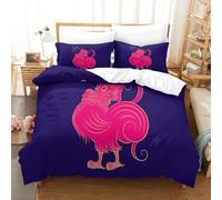 Chinese Zodiac Chicken Housse De Couette Imprim¿¿E En D Ensemble De Literie Pi¿¿Ces Avec Taies D'oreiller Entretien Facile Housse De Couette Confortabl