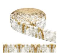 Chingcoo Frise autocollante 3D pour mur et plafond, moulures décoratives autocollantes et imperméables, 10 m x 8 cm x 5 mm, moulures de stuc en mousse XPE, rouleau de bordure pour coins, lignes