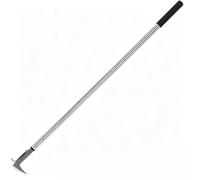 Chingcoo Grattoir à joint anti-mauvaises herbes avec long manche réglable de 138 cm - Désherbeur pour joints de pavés et trottoirs - Grattoir ergonomique avec lame dentelée en acier pour le jardinage