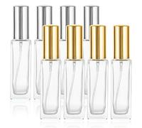 Chingde Vaporisateur Parfum Rechargeable, Flacon Parfum Vide 10ml, Recharge Spray Vide pour Voyage, Vacances, Excursions (8 Pièces)