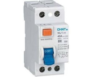 CHINT DIFFÉRENTIEL PUR AC TYPE 2P 63A 30MA NL1-63 200214