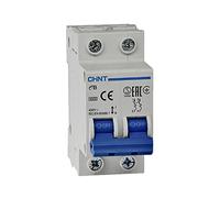 CHINT Disjoncteur magnétique série DZ47-60/eB courbe C, code 186467 (bipolaire 2 modules 2P, 400Vac-20A)
