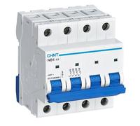CHINT NB1-63 Interrupteur magnétothermique 4P 63A 6kA C 4 modules 180420