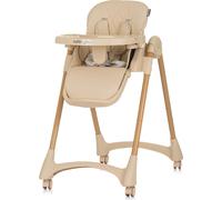 Chipolino Candy Shop Chaise haute avec plateau et coussin d'assise Macadamia
