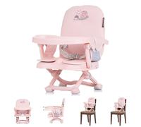 Chipolino chaise d'enfant Lollipop rehausseur de chaise booster table amovible pliable rose bébé