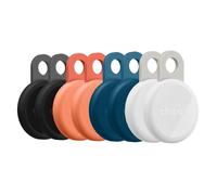 Chipolo LOOP Schwarz/Weiss/Blau/Orange 8-Pack (Apple Find My, Google Find Hub), Traceur, Orange, Bleu, Blanc, Noir