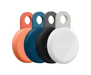Chipolo LOOP - Tracker Bluetooth rechargeable pour clés et sacs, compatible Apple Localiser ou Google, Fais sonner ton téléphone & alertes hors portée Android