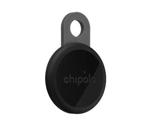 Chipolo LOOP - Tracker Bluetooth Rechargeable pour clés et Sacs | Compatible Apple Localiser ou Google, Fais sonner ton téléphone & alertes hors portée Android (Gris Charbon)