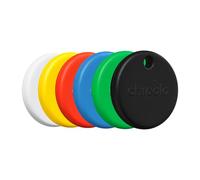 Chipolo Lot de 6 étiquettes de Suivi Pop - Colorées, compatibles, puissantes - avec Appel de Votre téléphone et Alerte Hors de portée - Fonctionne avec Apple Find My ou Google Find My Device
