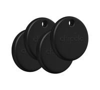 Chipolo POP Tracker Tag - Coloré, Compatible, traqueur Bluetooth Puissant avec Appel de Votre téléphone et Alerte Hors de portée, Fonctionne avec Find Hub sur Google ou Apple Find My (Noir)