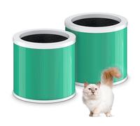 CHIVALZ HY1800 Lot de 2 filtres de rechange pour purificateur d'air Loytio/AYAFATO/Honeyuan HY1800, filtre HEPA 13 pour les allergies aux animaux domestiques