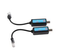 Chiyyak 1 Paire D'émetteur Réseau IP, Prolongateur Pratique sur Coaxial pour NVR, Installation Facile, Aucune Alimentation Requise