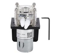 Chiyyak 500 ml/min Pompe péristaltique de qualité supérieure pour pompe doseuse, pompe à eau, résistante à la corrosion avec tête en polycarbonate transparent, excellente finition, à remplacer (12 V)