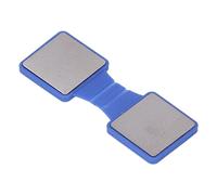 Chiyyak Affûteur de Lame de Patin à Glace en Céramique Diamant Double Face Efficace, Bleu, Léger et Portable pour le Patinage de Vitesse