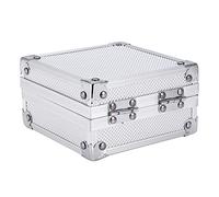 Chiyyak Boîte D'emballage électronique en Aluminium Sécurisée pour Machines à Tatouer Rotatives avec Mousse Souple