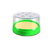 Chiyyak Dispositif de Piège à Mouches, Attrape-Mouches Physique pour Une Utilisation en Intérieur avec Appât (Blanc et Vert)