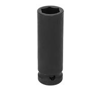 Chiyyak Douille à Chocs 1/2 Pouce, Revêtement satiné Noir, Pratique pour clé Pneumatique, extrémité Chanfreinée Durable pour une Entrée Facile des écrous, Taille 17/18/19 Mm (18MM)