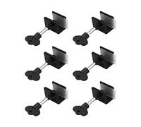 Chiyyak Ensemble de Serrures de Fenêtre Coulissante, Installation Durable et Flexible, 6 Pièces pour Chambre, Cuisine, Bureau, Entrepôt
