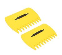 Chiyyak Jeu de Griffes de Râteau à Main Compact pour Le Nettoyage Rapide des Feuilles, Matière Plastique ABS, 2 Pièces, Jardins Domestiques