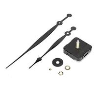 Chiyyak Kit de Moteur de Mouvement D'horloge de Haute Précision, pour Remplacement D'accessoires D'horloge, Amateurs, 2 X Aiguilles, 1 X Mouvement