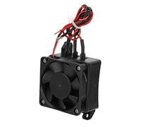 Chiyyak Mini Radiateur Soufflant à Isolation à Température Constante, chauffé à L'air, pour Petits Espaces, Longue Durée de Vie pour les Radiateurs, les Climatiseurs et Plus (Ventilateur 24V 350W)
