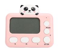 Chiyyak Minuterie de Cuisson Numérique en Plastique Durable avec Large Plage de Synchronisation pour la Cuisson et Les Voyages, Minuterie Pratique pour Un Usage Quotidien (Panda)