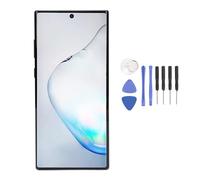 Chiyyak Note 10 Plus Ensemble de numériseur d'écran LCD, écran lumineux pour échange de téléphone, prend en charge les empreintes digitales avec cadre - Idéal pour la réparation de problèmes tactiles