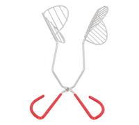 Chiyyak Pince à Coquille de Tacos Pince à Friteuse à Tacos en Acier Inoxydable Durable pour une Friture en Toute sécurité à la Maison Cuisine 1 Pièce
