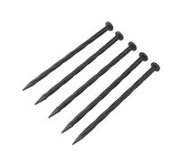 Chiyyak Piquets d'ancrage de Paysage en Nylon en Spirale Durable de 50 Pièces pour Bordures de pavé et Barrières Contre Les Mauvaises Herbes, Pointes de Bordure Faciles à Installer pour Jardin et