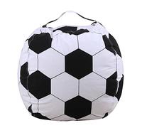 Chiyyak Sac de rangement pour animaux en peluche Pouf de sport Housse souple Football / Volleyball / Baseball Sac de rangement Enfants Jouets en peluche 45,7 cm
