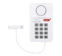 Chiyyak Système D'alarme à Activation Instantanée, Clavier de sécurité Domestique, pour Portes, Hangars, Garages, Blanc