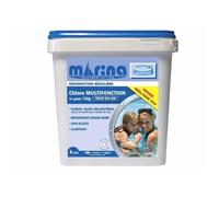 Chlore 4 actions galets pour piscine 10 m³ 4,32 kg - Marina