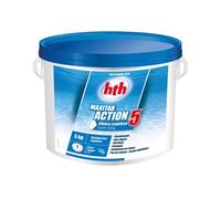 Chlore 5 actions en galets Maxitab 5 kg - HTH