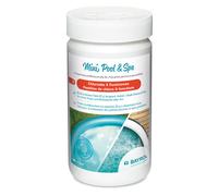 BAYROL Mini Pool&Spa Pastilles Chlore 5 Fonctions 20g à Dissolution Lente - pour Tous Les Types de filtres - Idéal pour Piscine Hors Sol, Tubulaire, Spa Gonflable