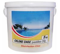 Chlore choc 20g - 5kg - Chloration rapide - Désinfectant d'appoint