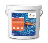 PoolStyle Chlore choc PSL-500-0004 en pastilles de 20 g – 4 kg