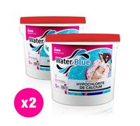 Chlore choc non stabilisé Waterblue granulé - 2 x 5 kg