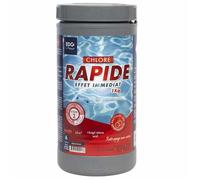 EDENEA - Chlore Rapide Piscine - Chlore Choc - Spécial Eaux Vertes - Boite 1kg - Pastilles 20g - Effet Immediat - EDG