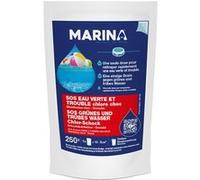 Chlore choc sachet unidose SOS eau verte et trouble pour 10 à 15 m³ - Marina Blanc G