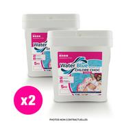 Chlore choc Waterblue granulés - 2 x 5 kg