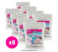 Chlore choc Waterblue granulés - 8 x 5 kg