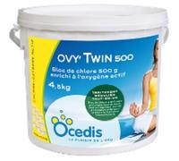 Chlore enrichi à l'oxygène actif Ovytwin 500 g