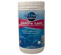Chlore Lent Galets Piscine - Traitement avec Action permanente sur Le taux de Chlore/Galet de Chlore 250G, désinfection et Anti-algues - Produit pour Entretien Eau Piscine (1KG)