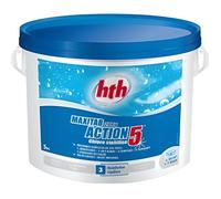 Chlore lent HTH Maxitab - 5 actions - désinfecte, combat les algues, clarifie, améliore la filtration, stabilise