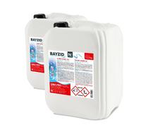 Chlore Liquide 48° Bayzid® - Désinfection Efficace en Bidon de 12,5 KG (10 L) x 2 pour Piscines